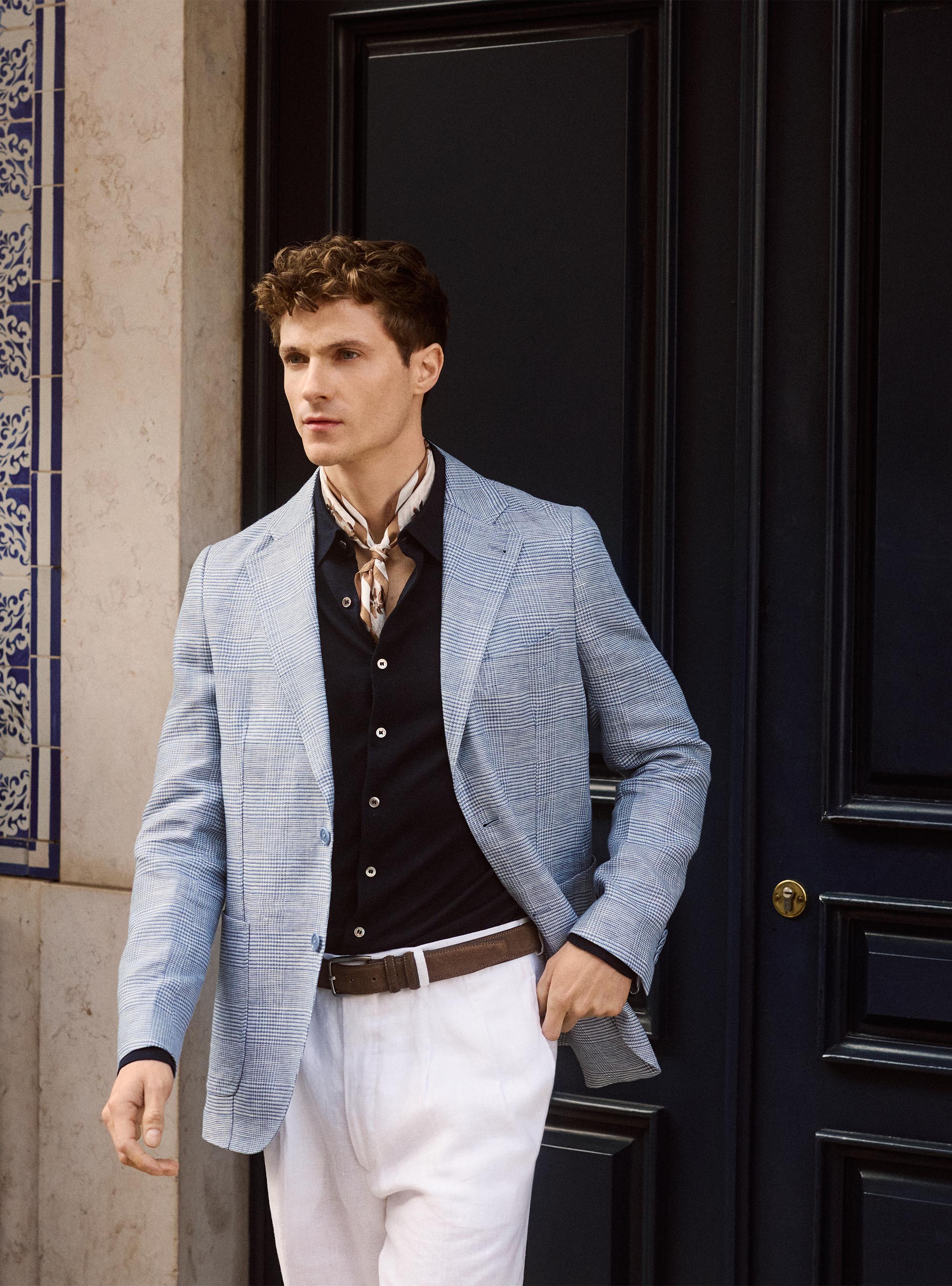 Prince of Wales blue blazer, 